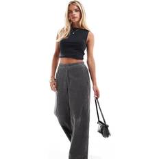 ASOS Bukser & Shorts ASOS Petite Barrel Bukser I Fløjl - Koksgrå