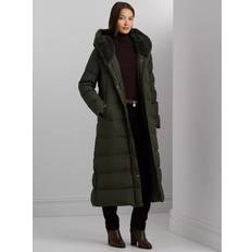 Ralph Lauren Outerwear Ralph Lauren Faux Fur Hood Puffer Maxi Coat - Litch Loden