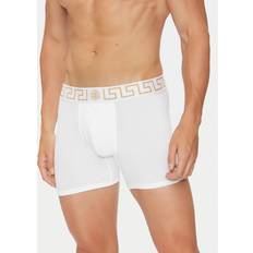 Versace Underwear Versace Greca Border Long Boxers - White/Greek G