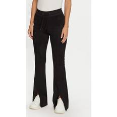 Guess Women Pants Guess Eco Sueded Scuba-knit Pants - Black