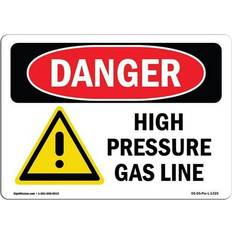 Office Supplies SignMission OSHA Danger Sign 12 x 18 in