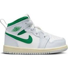 Nike Jordan 1 Mid TD - Summit White/Pure Platinum/Sail/Pine Green