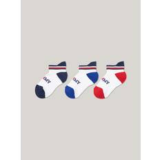 Tommy Hilfiger Underwear Children's Clothing Tommy Hilfiger Logo Ankle Sock 3-Pack - Lucent White/Multi