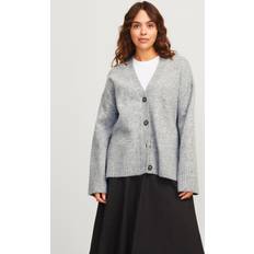 Bomuld - L Trøjer JJXX JXIRI Diverse Cardigan Knit - Grey Melange