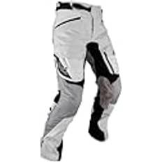 Adult Motorcycle Trousers LEATT ADV Multitour 7.5 Waterproof Motorcycle Pants - Light Grey Unisex, Adult