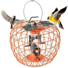 Costway Garden Decorations Costway Squirrel-Proof Pumpkin Bird Feeder with Cage