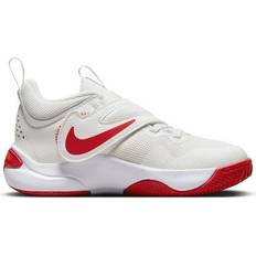 29½ Basketballsko Nike Team Hustle D 11 Basketball Shoe - Summit White/Track Red