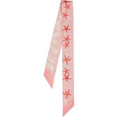 Versace Scarfs Versace Printed Silk Twill Scarf - Dusty Rose