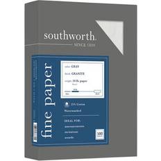 Gray Office Papers Southworth Granite Specialty Paper 24 lb 8.5 x 11 Gray