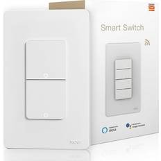 Wall Switches BCLONG zhongsenya, Wi-Fi Smart Us Light Switch Single Pole Push Button Wall Switch For For Tuya