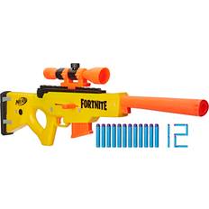 Nerf Fortnite BASR-L Bolt Action, Clip Fed Blaster Includes Removable Scope, 6-Dart Clip and 12 Official Elite Darts