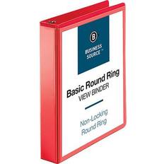 Business Source View Binder 1-1/2" Red