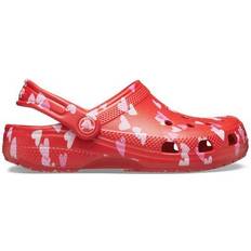 First Steps Children's Shoes Crocs Classic Valentine's Day Preschool Clog - Pink