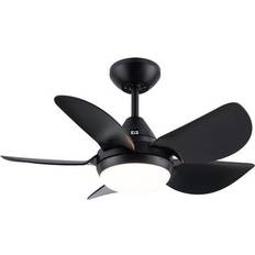 30-in Black Fan Kit Ceiling Flush Light