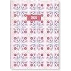 ‎Letts of London Marocko A6 Vecka Att Se Dagbok 2025 Rosa