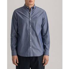 Gant XXS Shirts Gant Oxford Cotton Shirt - Blue