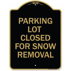 Gold Workplace Signs SignMission Designer Series Sign 18 x 24 in Black & Gold