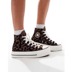 Converse Chuck Taylor All Star Hi Lift - Svart/Brun