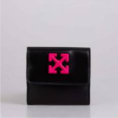 Off-White Jitney French Wallet - Black Leather