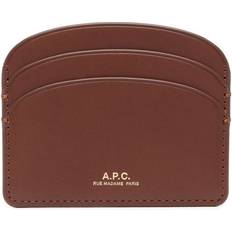 A.P.C. Foil-Print Cardholder - Brown