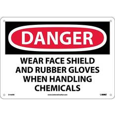 Office Supplies National Marker Wear Face Shield And Rubber Gloves 10 x 14