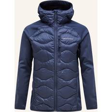 Peak Performance Helium Down Hybrid Hood - Blue Shadow