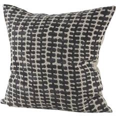 Homeroots Throw Pillow Beige Light Gray Black Cushion Cover Black, Beige, Grey