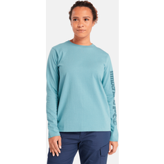 Timberland Women T-shirts Timberland Women's Pro Core Long Sleeve T-Shirt - Smoke Blue