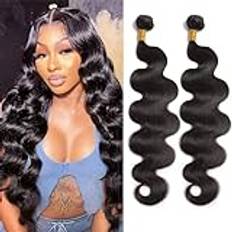 Body Wave Human Hair 2 Bundles 18 20 Inch