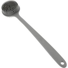 Bath Brushes Soac Silicone Back Brush Long Handle