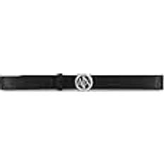 Armani Exchange Women Accessories Armani Exchange Eco-Leather Belt With Round Logo Buckle