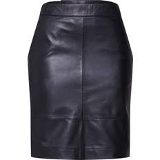 Gestuz Leather Skirts Female - Black