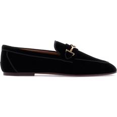 Tod's Shoes Tod's Velvet Loafers - Black