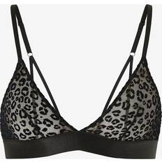 Understatement Mesh Bralette - Musta