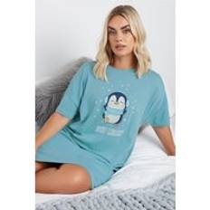 Nightgowns Yours Sleep Tee Nightdress - Blue