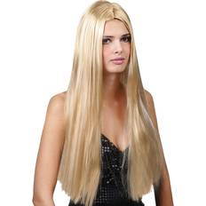 Blonda Peruker Wicked Costumes Lång Blond Peruk One Size