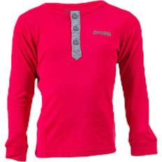 Röda Skjortor Barnkläder Bergans Wool Kids Shirt - Pink/Rosa