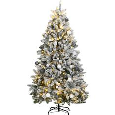 vidaXL 3210178 Green/White Christmas Tree 300cm