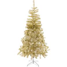 BigBuy Home Guld Gylden Metal Plastik 110 x 110 x 210 cm Juletræ 240cm