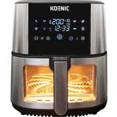 KOENIC KAF 71523 B Heißluftfritteuse 1500 Schwarz/Edelstahl