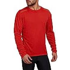 Herr Vägprestanda Långärmad T-shirt - Röd