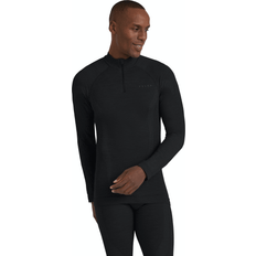 Falke Svedundertøj Falke Long Sleeve Zip Wool-Tech - Black