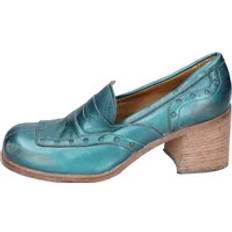 Grønne Pumps Moma Vintage Leather Loafers - Green