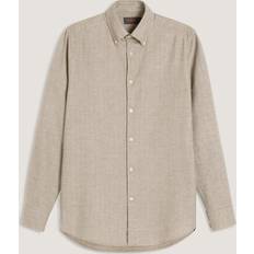 Morris Morris Stockholm-Soft Lama Shirt - Kaki