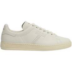 Tom Ford Grain Leather Sneakers - Bianco