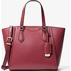 Crossbody Bags Michael Kors Taryn Small Leather Convertible Crossbody Bag Red (ONE SIZE)