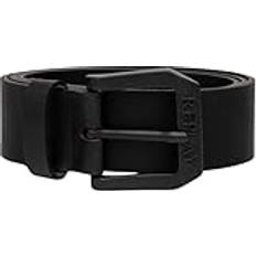 Replay Belts Replay Logo Buckle Belt - Black