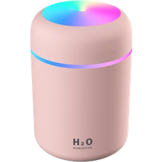 Luftfugter med LED Lys, Pink H2O Humidifier