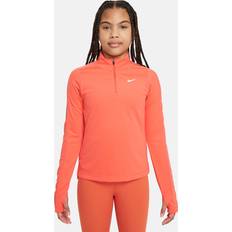 Nike Sweatshirts Børnetøj Nike Dri-FIT Langærmet - Orange/Hvid