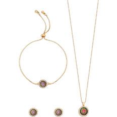 Jewellery Sets Jon Richard Effect Trio Set - Gold/Multicolour/Transparent